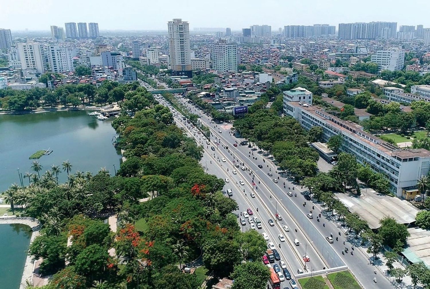 Khu vực các chung cư và tòa căn hộ tại quận Hai Bà Trưng, Hà Nội
