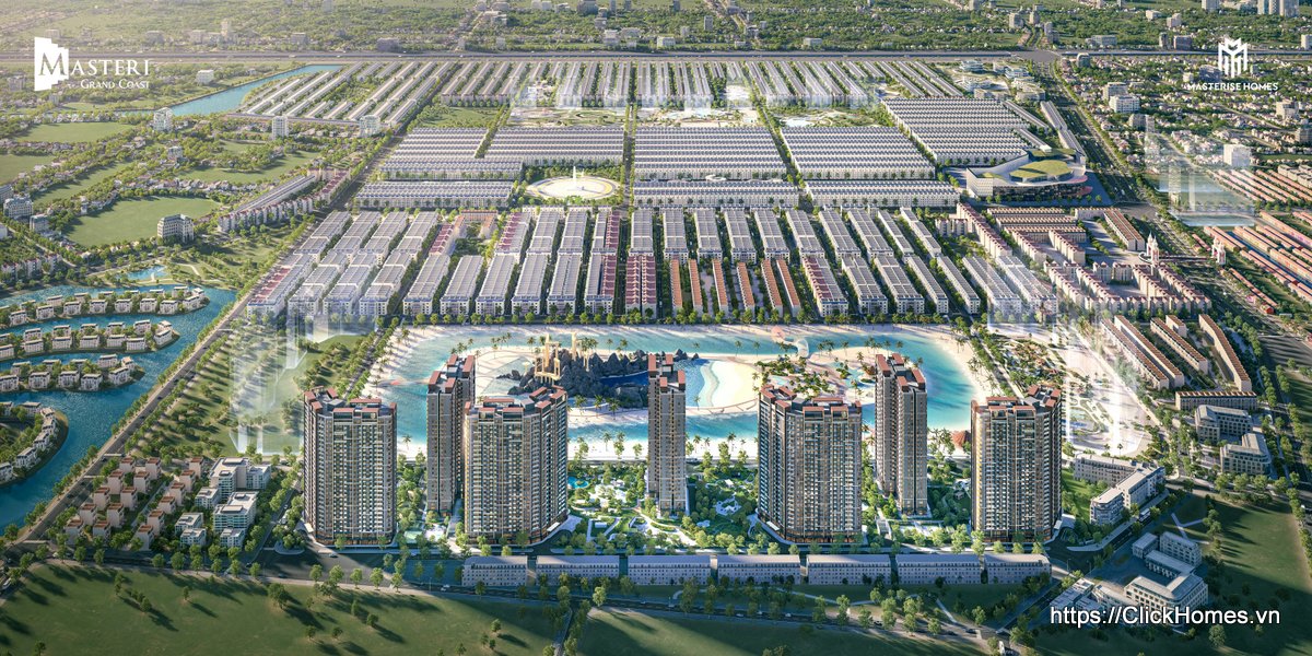 Ảnh Phối Cảnh Masteri Grand Coast Từ Trên Cao